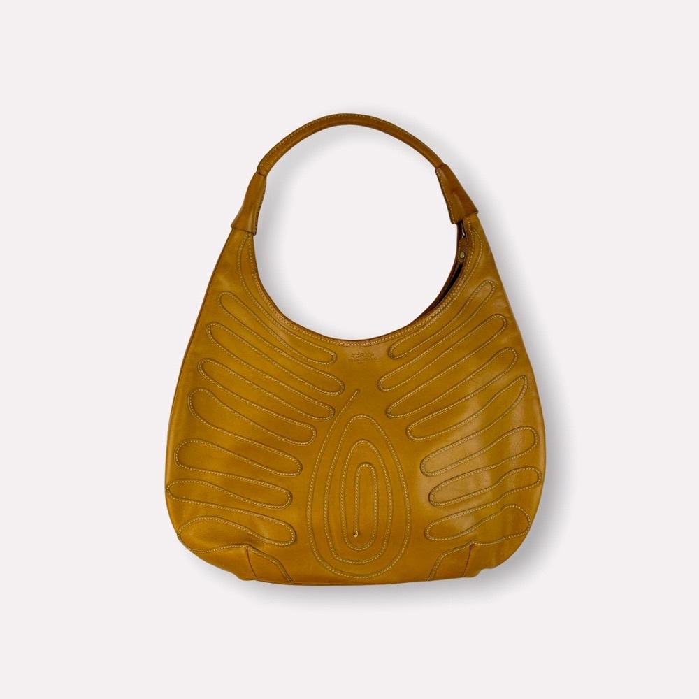 Tramontano Spa Vintage 90’s Italian Leather Hobo Shoulder Bag
